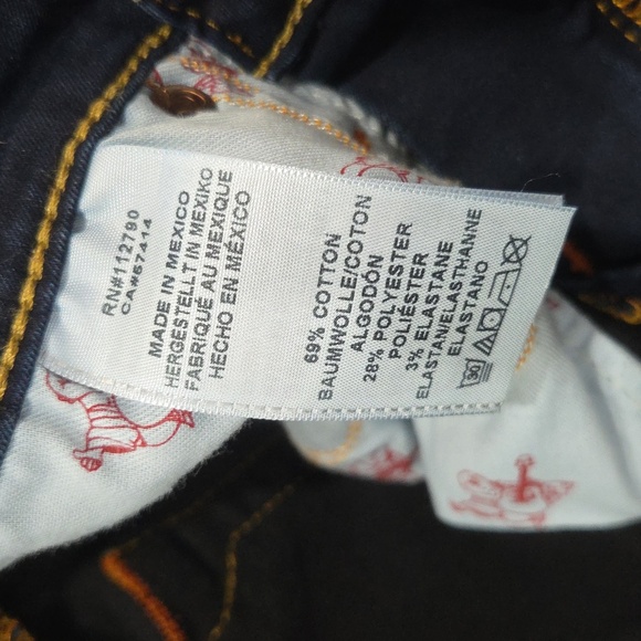 True Religion Jennie Mid Rise Curvy Fit Skinny Women's Jeans 29x31 - Picture 6 of 6